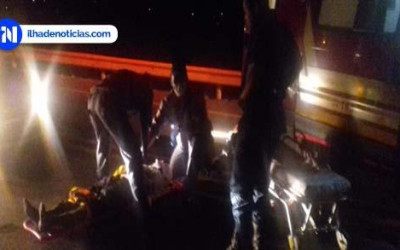 Andarilho é atropelado na ponte da usina de Ilha Solteira