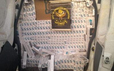 DOF apreende veículo carregado com cigarros contrabandeados 