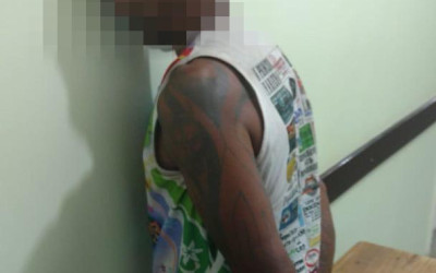 Polícia Civil prende homem que torturou e ateou fogo em esposa em Água Clara 