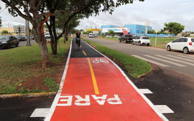 Ciclovia da Avenida Filinto Muller é finalizada em Três Lagoas 