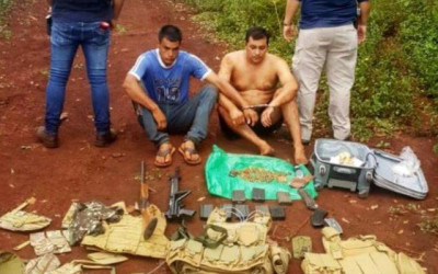 Dois são presos acusados de tripla execução na fronteira