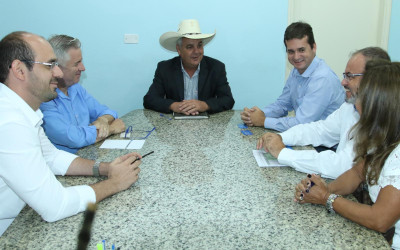 Diretores da Rede Atacadão se reúnem com prefeito de Três Lagoas  para discutir obras do empreendimento