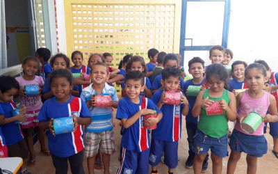 Projeto Bandinha Rítmica é iniciado nos Centros de Educação Infantil de Três Lagoas