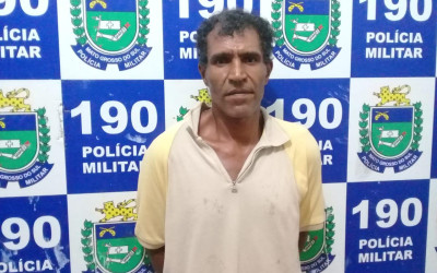 PM em patrulhamento prende “ Fazenda”, acusado de abusar de enteada de 6 anos