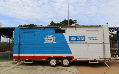 Castramóvel de Três Lagoas já se encontra na quadra poliesportiva de Jupiá