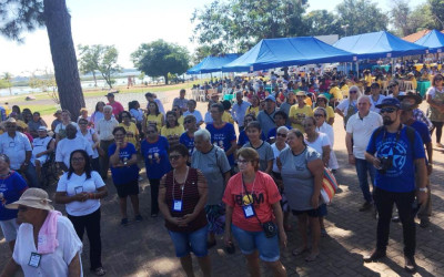 Grupos de Idosos de Três Lagoas, Ilha Solteira e Itapura participam de encontro no Balneário Municipal