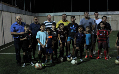 Projeto “Fábrica de Craques” teve início nesta quinta-feira