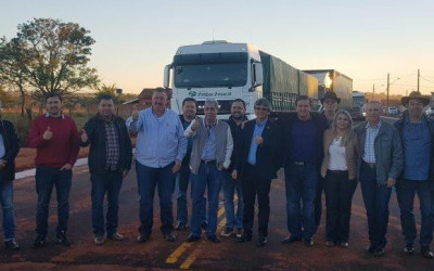 Deputado Eduardo Rocha acompanha serviços de melhorias em Brasilândia