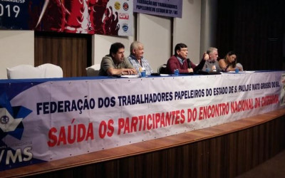 Sindicato de Três Lagoas participa do 4º Encontro Nacional dos Trabalhadores Papeleiros