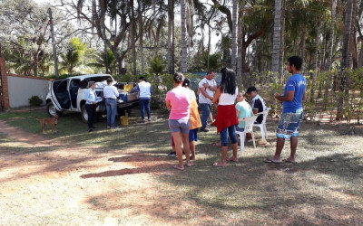 Equipes de Multivacinação na Zona Rural estão hoje (29) na Fazenda Periquitos