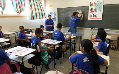 Professor de Educação Física da E.M. Ramez Tebet desenvolve projeto de conscientização do uso de cerol em Pipas
