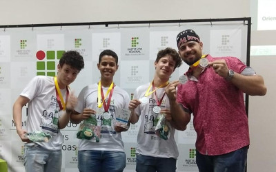 Projetos inovadores das escolas do Sesi são premiados em Feira de Tecnologia do IFMS