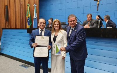 Coronel David é homenageado nos 40 anos da ALEMS