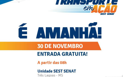 1ª Edição do projeto Transporte em Ação acontece amanhã em Três Lagoas