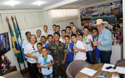 Pelotão Mirim representa Três Lagoas nos Jogos do PROFESP em Campo Grande