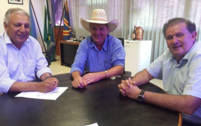 Eduardo Rocha e Ângelo Guerreiro se reúnem no Detran-MS e TL irá receber nova sede do órgão