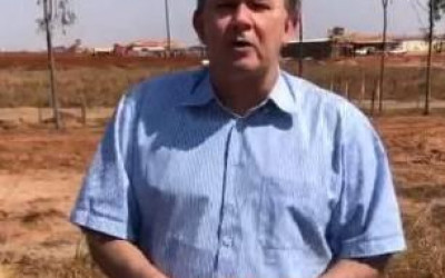 Projeto que ajudou desde o início, Eduardo Rocha visita obra da maior fábrica de celulose
