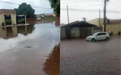Chuva causa alagamentos e transtornos em Três Lagoas