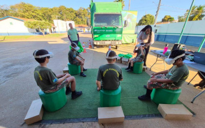 Crianças dos SCFVs da Assistência Social participam de projeto educativo sobre uso consciente da energia elétrica
