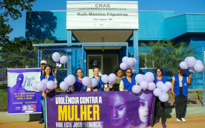 CRAS Rute Filgueiras promove caminhada do Agosto Lilás