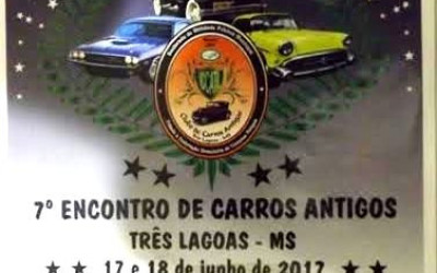 7º Encontro de Carros Antigos acontece dias 17 e 18 de junho 