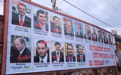 TJ nega recurso e vereadores chamados de traíras em outdoor receberão R$ 15 mil