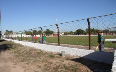 Departamento de Obras da Prefeitura realiza mutirão no estádio da A.D.E.N