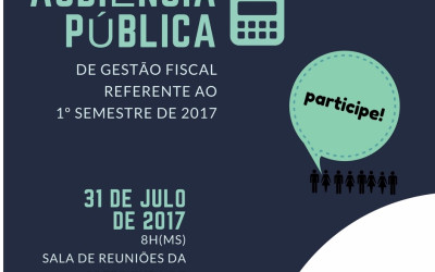 Prefeitura chama população para prestar conta dos seis primeiros meses de gestão