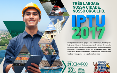 Pagamento da primeira parcela do IPTU é prorrogado para o dia 31 de março