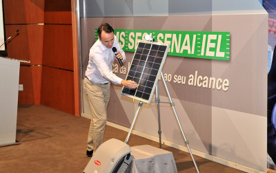 Projeto do Senai pode zerar consumo de energia elétrica com uso de placas fotovoltaicas
