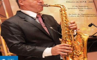 Concerto na Igrejinha tem show de MPB e Jazz ao som de saxofone