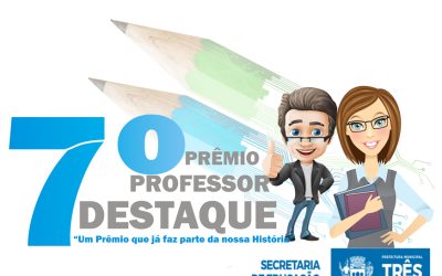 Premiação da 7ª Edição do Prêmio Professor Destaque será nesta sexta-feira