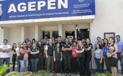 Agentes penitências de MS fazem paralisação