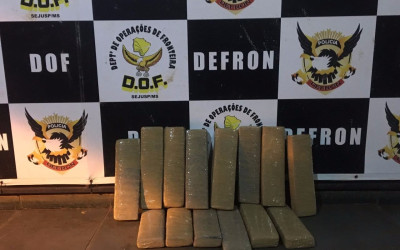 Adolescente de Bataguassu é apreendido com 14 Kg de maconha 