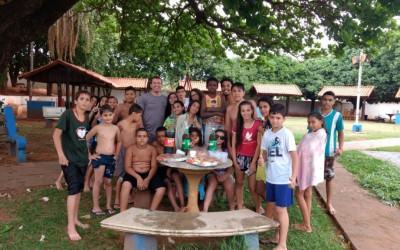  13º Batalhão proporciona um dia especial para crianças e adolescentes do Projeto Reação