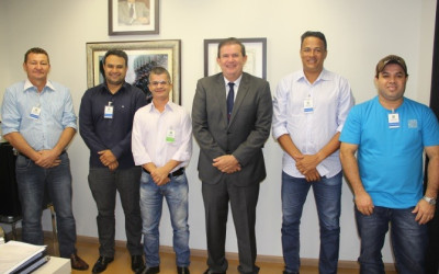 Vereadores e prefeito de Sonora visitam gabinete do deputado Eduardo Rocha