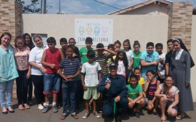 PROERD de Paranaíba realiza palestra em instituto beneficente