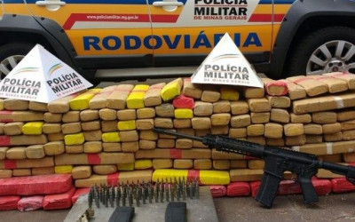 Jovem que saiu de Três Lagoas é preso em MG com drogas, fuzil e munições