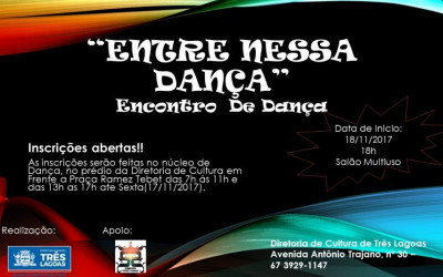 Prefeitura de Três Lagoas realiza Encontro de Dança Hip Hop no final de semana