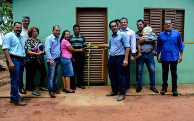 Em assentamento de Selvíria, Caixa Econômica Federal faz a entrega oficial de 37 casas