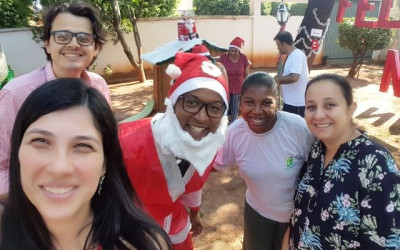 Pacientes do CAPS comemoram Natal em um dia de confraternização