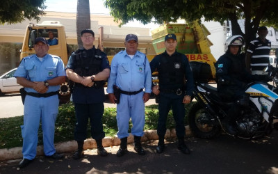 Polícia Militar realiza operação ‘Trânsito Mais Seguro’ em parceria com Departamento Municipal de Trânsito