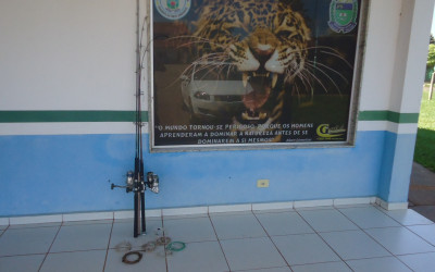 Polícia Ambiental autua turista paulista por pesca ilegal no rio Verde em Brasilândia