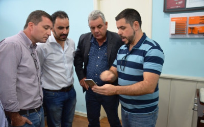 Angelo Guerreiro recebe representantes do Instituto Nacional de Pesquisas Espaciais