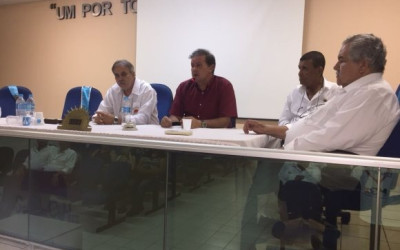Eduardo Rocha se reúne com integrantes da Seleta em Campo Grande 