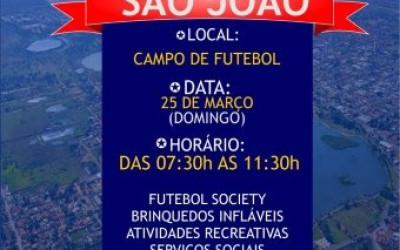 Secretaria de Esportes, Juventude e Lazer promove ação de lazer na Vila São João