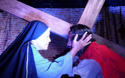 Encenação da Paixão de Cristo será no pátio do Colégio Dom Bosco