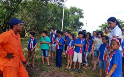 Alunos da escola Eufrosina Pinto participam de Projeto de Arborização