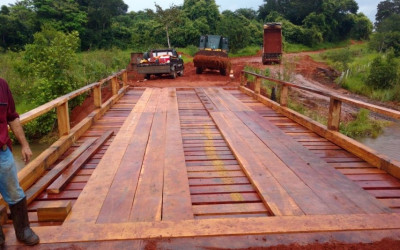 Ponte do Pombinho é reconstruída e volta a ser utilizada pela população rural de Três Lagoas