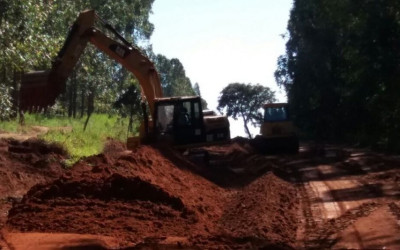 Estradas da zona rural estão recebendo reparos e melhorias